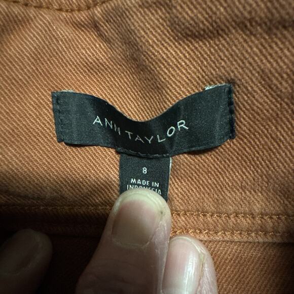 Ann Taylor Womens Denim Cinnamon Jeans Size 8 inseam 26 - Picture 7 of 12
